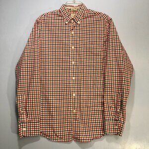J. Crew Gingham Plaid Button Down Long Sleeve Shirt